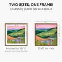 12x12 Mortise&Tenon Natural Oak Picture Frame, 10x10 Mat, Glass | High End Solid Oak Wood, Tempered Glass, Acid-Free 10x10 Removable Mat, 12x12 Edge-to-Edge Display, Wall Kit, Set Of 3