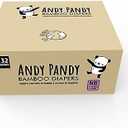Andy Pandy Disposable Diapers Newborn, White, 8-16 lbs, 108 Count