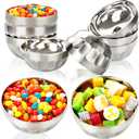 10 Pack 304 Stainless Steel Bowls 14 Oz Double-walled Insulated Metal Soup Bowl for Kids Rice Salad Cream Cereal Snack Noodle Serving Bowls Dishwasher Safe