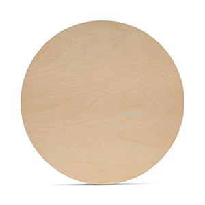 Wood Circles 12 inch, 1/8 Inch Thick, Birch Plywood Discs, Pack of 3 Unfinished Wood Circles for Crafts, Wood Rounds by Woodpeckers