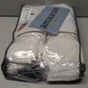 Semi Sheer Curtains 90 Inches Long for Bedroom Light Filtering Beige Birch Textured Linen Blend Pleat Curtains 7-1/2 ft Length Hooks Rings&Back Tab for Sliding Glass Doors 2 Panels Set