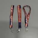 Junkin 120 Pcs 250th Anniversary Keychain Patriotic Gift Bulk 4th of July Lanyard Red White Blue Keychain Gifts for Independence Day Freedom Memorial Day Party Supplies Goodie Bag Stuffer Filler