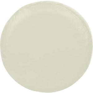 Explore Land Tough Spare Tire Cover Universal Fit Trailer, RV, SUV, Truck (Fits Tire Diameters 28''-29.75'', Off-White)