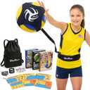 Volleyball Training Equipment Aid - Practice Your Serving, Setting & Spiking with Ease, Great Solo Serve & Spike Trainer for Beginners & Pro, Perfect Volleyball Gift