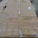 LITTLE TREE 47.2" Coffee Table, 2-Tier Coffee Table with Storage, Safe Rounded Corners, Square Modern Farmhouse Table for Living Room, Bedroom, Kids Room, 47.24" W x 23.62" D, Brown