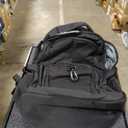 Amazon Basics Travel Laptop Backpack with Multiple Pockets and Compartments for 17 in / 43.1 cm Laptop, Water Resistant, Spacious with Padded Shoulder Straps, Black