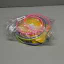 10 Pieces Bachelorette Party Game and swimming pool Inflatable Banana Ring Toss Game Kit, Include 2 Pieces Banana with 8 Pieces Plastic Toss Rings for Tossing Games Party and swimming pool Decorations