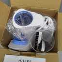 HiLIFE Steamer for Clothes, Portable Handheld Clothing Steamer, 240ml Big Capacity, 700W, Strong Power, Fabric Quick Wrinkle Remover with Brush for Home, Office(ONLY 120V) -Blue