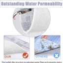 Square Shower Mat 32x32 Inch Non Slip Bath Mat for Inside Shower Loofah Shower Mat for Elderly Soft Textured Foot Massage Pad Bathroom Floor Mat for Wet Area, Without Suction Cups, Quick Drying