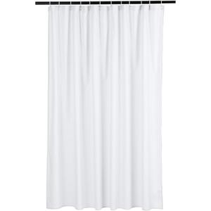 Amazon Basics Lightweight Super Soft Easy Care Microfiber Waffle Texture Shower Curtain , 72" x 72", White