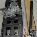 Full Motion Articulating TV Wall Mount, with Swivel and Tilt, for 26" to 55" TVs and Flat Panels up to 80 Lbs, VESA Compatible, Single Stud, Black