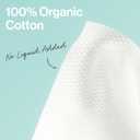 The Honest Company 100% Pure Organic Cotton Dry Wipes, Hypoallergenic, Multi-Use, Baby Facial Cloths, 192 Count