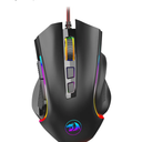 Redragon M602 Gaming Mouse, Ergonomic RGB Gaming Mouse Wired with 7200 Adjustable DPI, 9 Programmable Buttons, Professional Software for Gamer Office [Black]