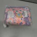 Pet Soft Female Dog Diapers - 3Pack Washable Dress-Style Dog Diapers Female for Girl Dogs in Heat - Reusable Doggy Period Panties Puppy Diaper (Floral, M) (Medium:14''-19'')