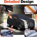 Chevrolet Equinox Car Cover 100% Waterproof All Weather, Gift with Towel, 10 Layers SUV Car Cover Custom Fit 2005-2026 Chevry Equinox, Full Exterior Covers Rain Sun UV Protection with Door Zipper.