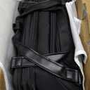 LUGGEX Underseat Carry On Luggage with Wheels, UDK Stylish Lightweight Under Seat Luggage, Soft Sided Personal Item Suitcase for Short Trip (UX-Core, All Black, 16 Inch)