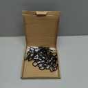 42 PCS Metal Black Eye Screw Hooks for Hanging Heavy Duty.Windproof Ceiling Hooks for Hanging Plants,Cup,Wind Chime,Bird Feeders,Christmas String Lights at Indoor&Outdoor 2.2 Inch