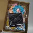 FTEVEN 41Pcs Pom Pom Maker Kit, 8 Size Pompom Maker Tools Set with Warped Head Scissor and Instruction, Used for Fluff Ball Weave DIY Crochet Knitting, Pom Pom Maker for Yarn Knitting Craft Project (color2)