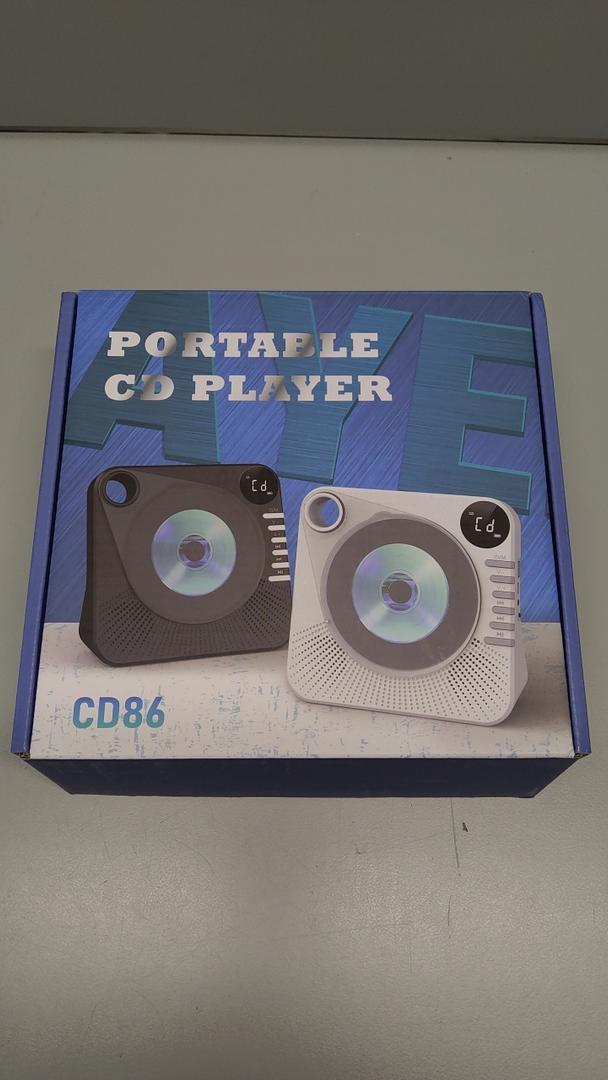 CD Player Bluetooth for Home, Desktop CD Player with Built-in HiFi Speakers, Remote Control, USB, LED Display, Timer, Repeat, EQ Sound, AUX/3.5mm Earphone Jack, Kids, GiftWhite