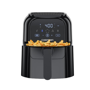 Chefman TurboFry Touch 6 Qt Air Fryer w/ Digital Display and Shake Reminder - Black