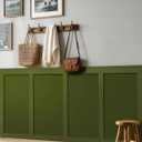 Upick Wall Panels Board and Batten Kit, Paintable PS Wainscoting Paneling for Accent Wall 94" x 54"