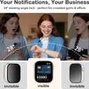 Adorve 8-Pack Privacy Screen Protector for Apple Watch SE 44mm Case Series 6 5 4, Anti-Spy 9H Hardness Tempered Glass Film, Full Protective Face Cover, Slim Guard Bumper for iWatch 44 mm Accessories