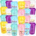 24 Pack Teacher Appreciation Gifts in Bulk, 12oz Teacher Cups with Lids Reusable Plastic Coffee Cups Tumblers Inspirational Thank You Gifts for Women, Men, Coworker, Staff, Graduation