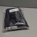 Smiry Rectangle Picnic Table Cloth, Waterproof Elastic Fitted Tablecloths for 8 Foot Tables, Washable Polyester Table Cover for Camping, Indoor and Outdoor (Black, 30"x96")