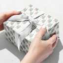 3 x FIEHALA 12 Pcs Pink Christmas Wrapping Paper Nutcracker Christmas Tree Design Xmas Gift Wrap for Girls Kids Women Holiday Celebration - 20 x 28 Inches Per Sheet