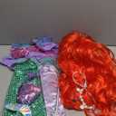 Spooktacular Creations Halloween Little Mermaid Costume for Girls, Sequin Mermaid Dress Set, Light Purple Princess Dress for Toddler Dress-Up, Cosplay Party (3T, 3-4 yrs)