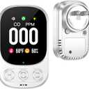 Carbon Monoxide Detectors Plug in, 3-in-1 CO Detector with Temp/Hum Sensor, Portable Travel Carbon Monoxide Alarm with 85dB Alarm, Real-Time CO Monitor Easy to Read & Install (White-1 Pack)