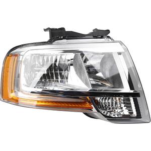 Dasbecan Halogen Headlamp Compatible With Ford Expedition 2015-2017 Right Passenger Side Headlight Assembly Replaces# FL1Z13008G FO2503346