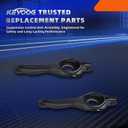 2Pc Set K641244 Rear Lower Rearward Control Arm Assembly Fit For 2000-2011 Fo-rd Focus Passenger Driver Side Suspension