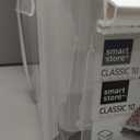 SmartStore Classic 10 Clear Plastic Storage Boxes, 8L/8.5QT BPA-Free Stackable and Nestable Container with Secure Lid, Swedish Made Plastic Bins for Organization, L13.39 x W9.84 x H6.3-10 Pack