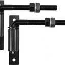 J Bolt Gate Hinge Heavy Duty with Hole Base for Wooden and Iron Gate Up to 1100 Pounds, Lubricated Ball Bearing Hinge 2 Pack (3/4" Type)