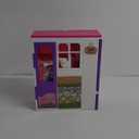Doll House Portable & Foldable Dollhouse w/ 60+ Pcs & 2 Dolls, Play House Toy with Bedroom Bathroom Kitchen Furniture Playset, Playhouse Birthday Gift for Girl Kid Toddler
