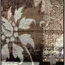 Superior Indoor Area Runner, Jute Backed, Perfect for Hallway, Entryway, Office, Living/Dining Room, Bedroom, Kitchen, Floor, Modern Floral Decor, Pastiche Collection, 2' 7" x 12', Beige