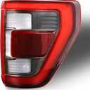 LED Tail Light Assembly w/Blind Spot Compatible With 2021 2022 2023 Ford F150 F-150 Pickup Black Right Passenger Side Taillight Rear Brake Lamp # NL3Z13404E (Module NOT Included)