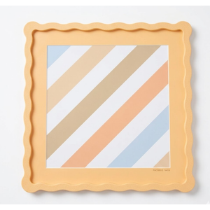 Wavy Yellow Frame. 13*13 Size