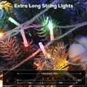 600 LED Christmas Lights Outdoor Waterproof, 246FT Twinkle Lights, Color Changing String Lights with 11 Lighting Modes, Timing, Christmas Decoration-Multicolor to Warm White