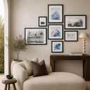 18x24 Poster Frame 3 Pack, Fits 12x16 with Mat or 18x24 Without, Black Wood