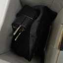 Small Dual Voltage Hair Dryer Brush (110-220V), Compact Light-Weight European Travel Blow Dryer Brush for Volume, Smoothness & Curls On The Go, One Step Travel Hair Tools, Incl. Pouch & EU Plug (Dark Black)