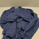 PRETTYGARDEN Womens V Neck Long Sleeve Maxi Dresses 2026 Spring Casual Button A Line Flowy Formal Wedding Guest Cotton Dress (L)