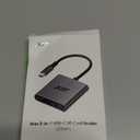 Acer SD Card Reader USB C, 3 in 1 Memory Card Reader with Dual Slots & USB 3.0, Micro SD Card Adapter for iPhone 17/16/15 Compatible with Camera, Android, MacBook Neo/Pro/Air, Laptop (Grey)