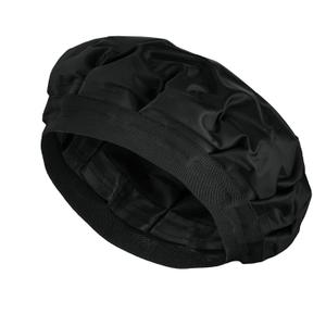 Deep Conditioning Cordless Heat Cap for Spa Care at Home, Gel Thermal Technology for Scalp Treatment, Natrual Hair Steamer Gel Cap, Black