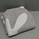 GarveeHome Christmas Rugs 5 ft Round Area Rug Washable Living Room Rugs Soft Snowflake Circle Rug Non Slip Rug for Bedroom Stain Resistant Carpet for Classroom Office Nursery 5 ft x5 ft Snow|Grey