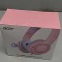 acer Kids Headphones Wired for School - Over-Ear 85/94dB Volume Limiter 3.5mm Jack Foldable Stereo Sound Headset for Toddlers Girls Boys Travel Learning Entertainment Tablet Kindle iPad PC,Pink Purple
