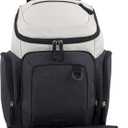 BODHI Baby Tech Top Loader Diaper Bag Backpack with removable changing pad, Unisex, for Moms and Dads - Oatmeal/Black Combo Chambray