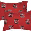 College Covers Everything Comfy South Carolina Gamecocks Pillowcase Pair, Standard, 20" x 30", Includes 2 Pillowcases