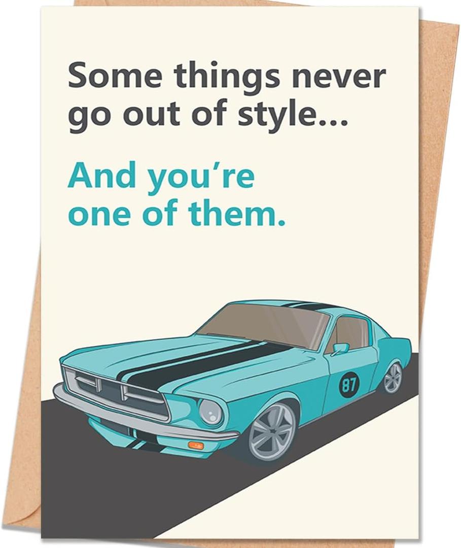 4 x Fathers Day Card Gift for Dad, Fathers Day Card from Daughter Son